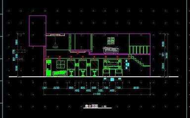 发型设计室装修施工图免费下载 - 建筑装修图